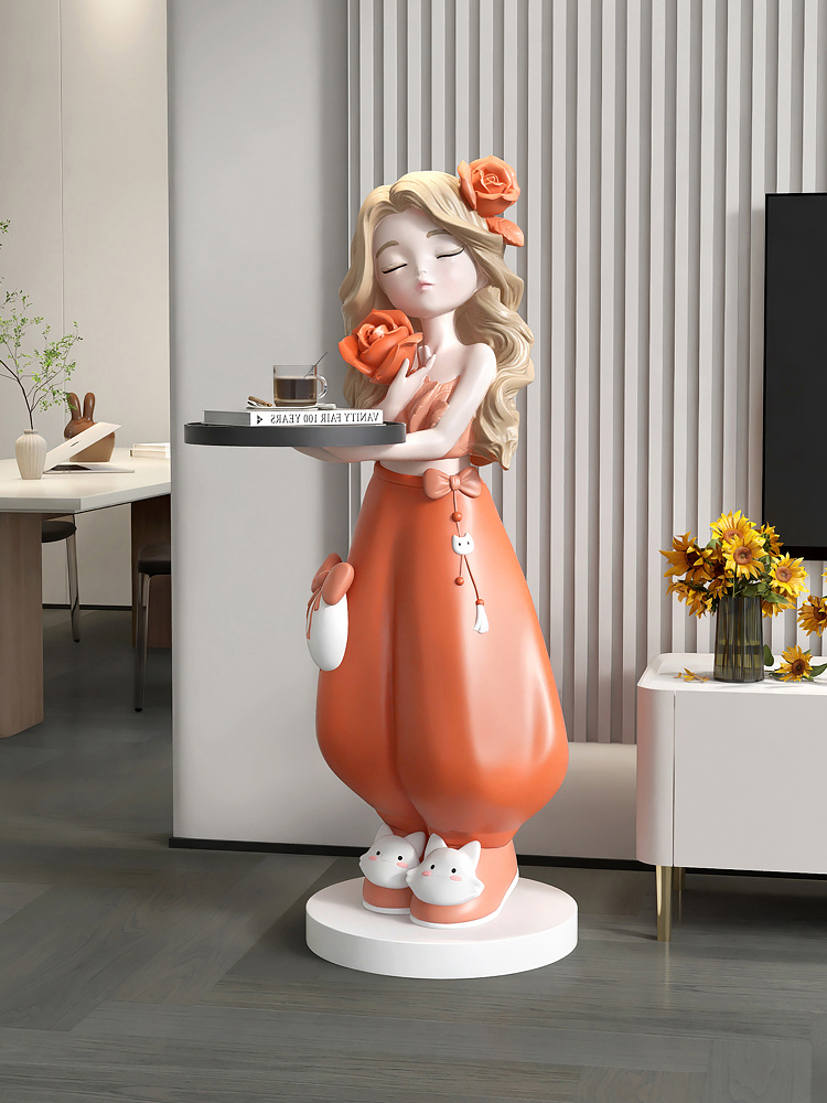 Home Decor Luminous Figurines  - Resin Art Tray ulasan dan harga